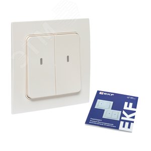 Умный выключатель Стокгольм 2-кл. EKF Сonnect - фото 2