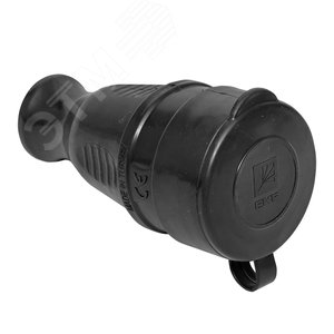 Роз. перенос. с защитной крышкой каучуковая 230В 2P+PE 16A IP44 DIY - фото 1