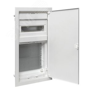 Изображение товара Встраиваемый комбинир. щит Nova (1 DIN + 2 МП) 3 габарит IP41 с пластиковой дверью (шт)