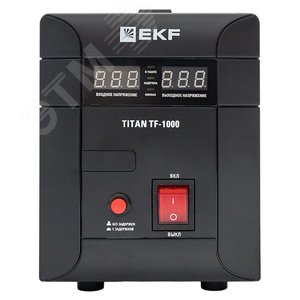 Стабилизатор напряжения симисторный TITAN -TF-1000 EKF - фото 2