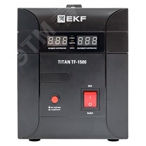 Стабилизатор напряжения симисторный TITAN -TF-1500 EKF - фото 2