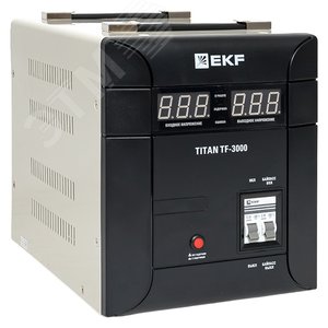 Стабилизатор напряжения симисторный TITAN -TF-3000 EKF - фото 1