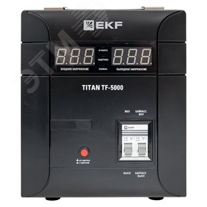 Стабилизатор напряжения симисторный TITAN -TF-5000 EKF - фото 2