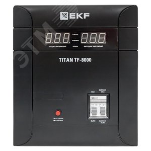 Стабилизатор напряжения симисторный TITAN -TF-8000 EKF - фото 2