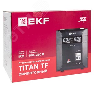 Стабилизатор напряжения симисторный TITAN -TF-8000 EKF - фото 8