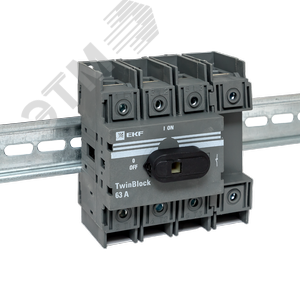 Рубильник 63A 4P c рукояткой управления для прямой установки TwinBlock - фото 2