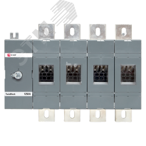 Рубильник 1250A 4P без рукоятки управления TwinBlock - фото 2