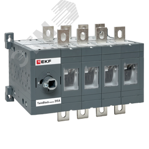 Рубильник 315A 4P реверсивный без рукоятки управления TwinBlock - фото 1