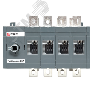 Рубильник 315A 4P реверсивный без рукоятки управления TwinBlock - фото 2
