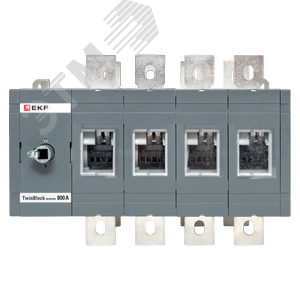 Рубильник 800A 4P реверсивный без рукоятки управления Twin block - фото 2