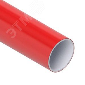 Труба каб. защитная ПНД МЭК двухсл. 63 SDR17 F3 красная -Plast