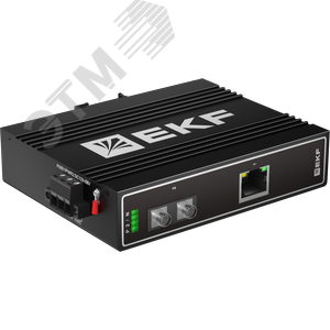 Медиаконвертер 10/100Base-TX в 100Base-X, разъем FC, двойное одномодовое оптоволокно, 1310нм TSX - фото 2