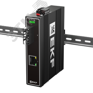 Медиаконвертер 10/100Base-TX в 100Base-X, разъем SC, двойное одномодовое оптоволокно, 1550нм TSX - фото 1