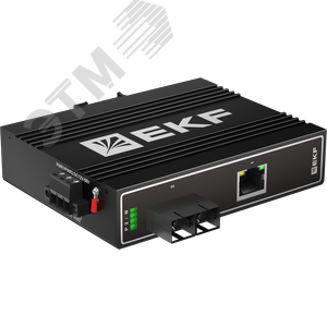 Медиаконвертер 10/100Base-TX в 100Base-X, разъем SC, двойное одномодовое оптоволокно, 1550нм TSX - фото 2