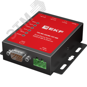 Преобразователь RS-232/485 в Ethernet, Modbus TCP/RTU/ASCII TSX EKF - фото 1