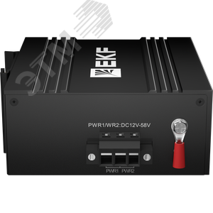 Коммутатор промышленный неуправляемый U-8T, 8 портов 10/100Base-T(X) RJ45, монтаж на динрейку TSX EKF - фото 4