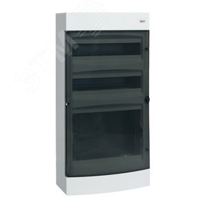 Щит комбинированный Unix прозрачная дверь (2х18 модулей + 1 монтажная плата) 4 габарит IP41 EKF PROxima - фото 1