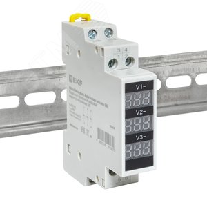 Модульный трехфазный цифровой индикатор напряжения - фото 2