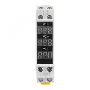 Модульный трехфазный цифровой индикатор напряжения - фото 3