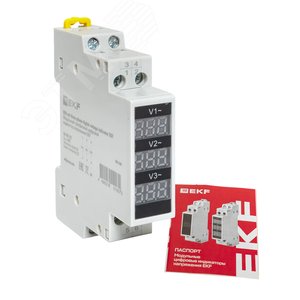 Модульный трехфазный цифровой индикатор напряжения - фото 10