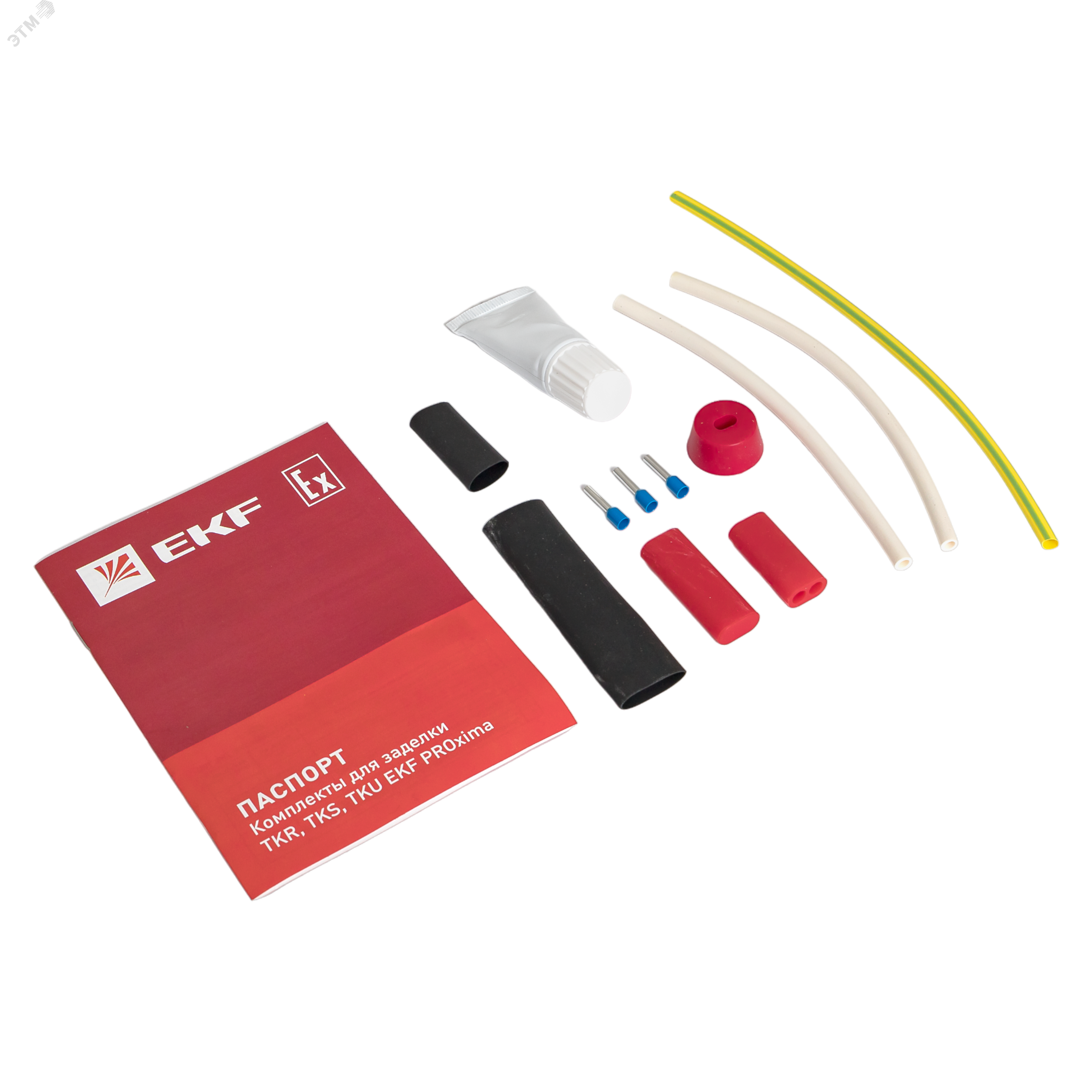 Изображение товара Комплект для заделки TKS муфта соединительная для нагревательных кабелей EKF