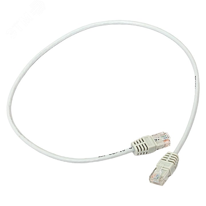 Патч-корд TERACOM Cat.5E (1Гбит/с) неэкранированный UTP оболочка PVC серый (0.5м) TRC-5EUTP-PVC-05M-GY EKF - превью