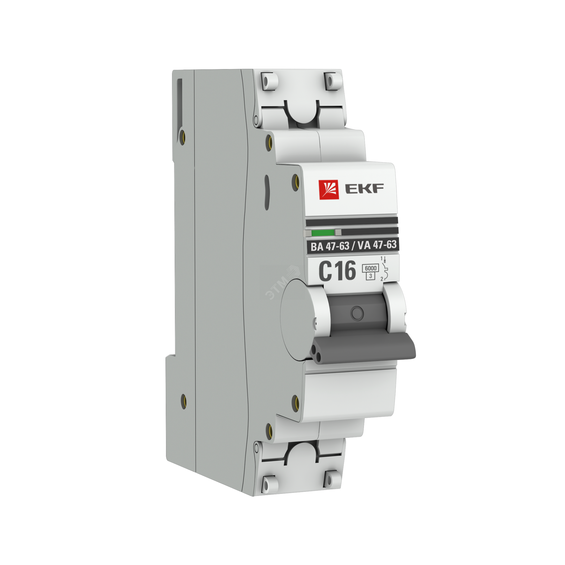 Выключатель автоматический однополюсный 16А C ВА 47-63 6кА PROxima .