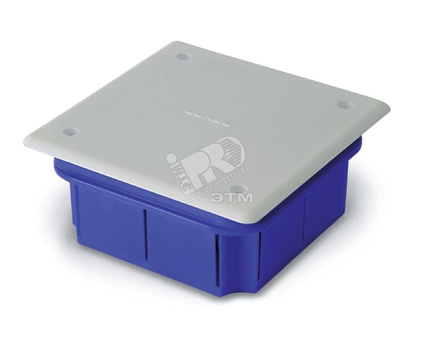 Коробка внутристенная ответвительная LUXEL 95x95x45 мм IP40 LX39001 Tplast