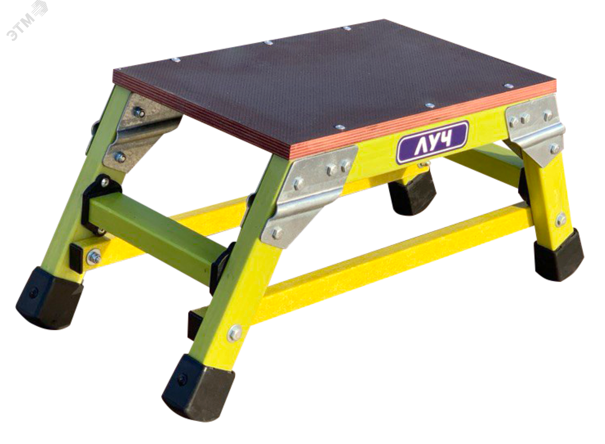 Изображение товара Стремянка-подмость диэлектрическая стеклопластиковая с симметричной опорой Луч