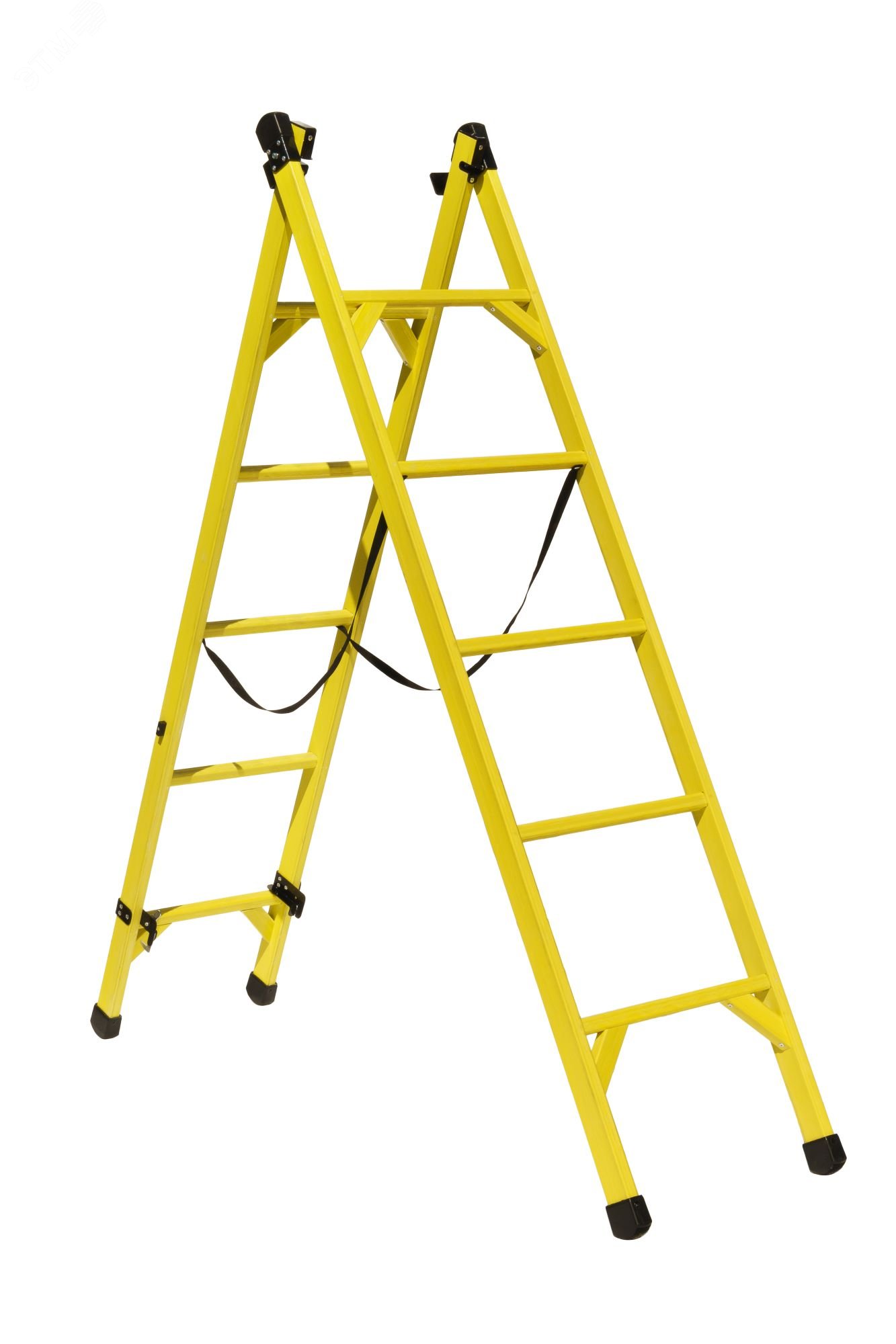 Изображение товара Диэлектрическая стеклопластиковая лестница двухсторонняя универсальная