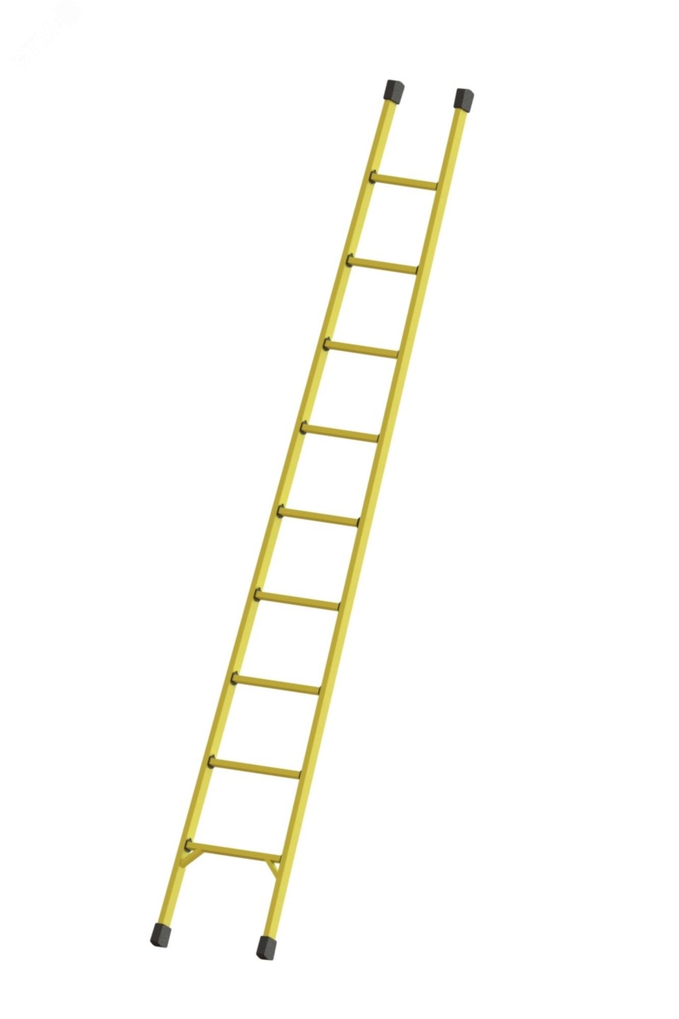 Изображение товара Стеклопластиковая диэлектрическая лестница ЛУЧ ЛСП-3,4-Ф55П