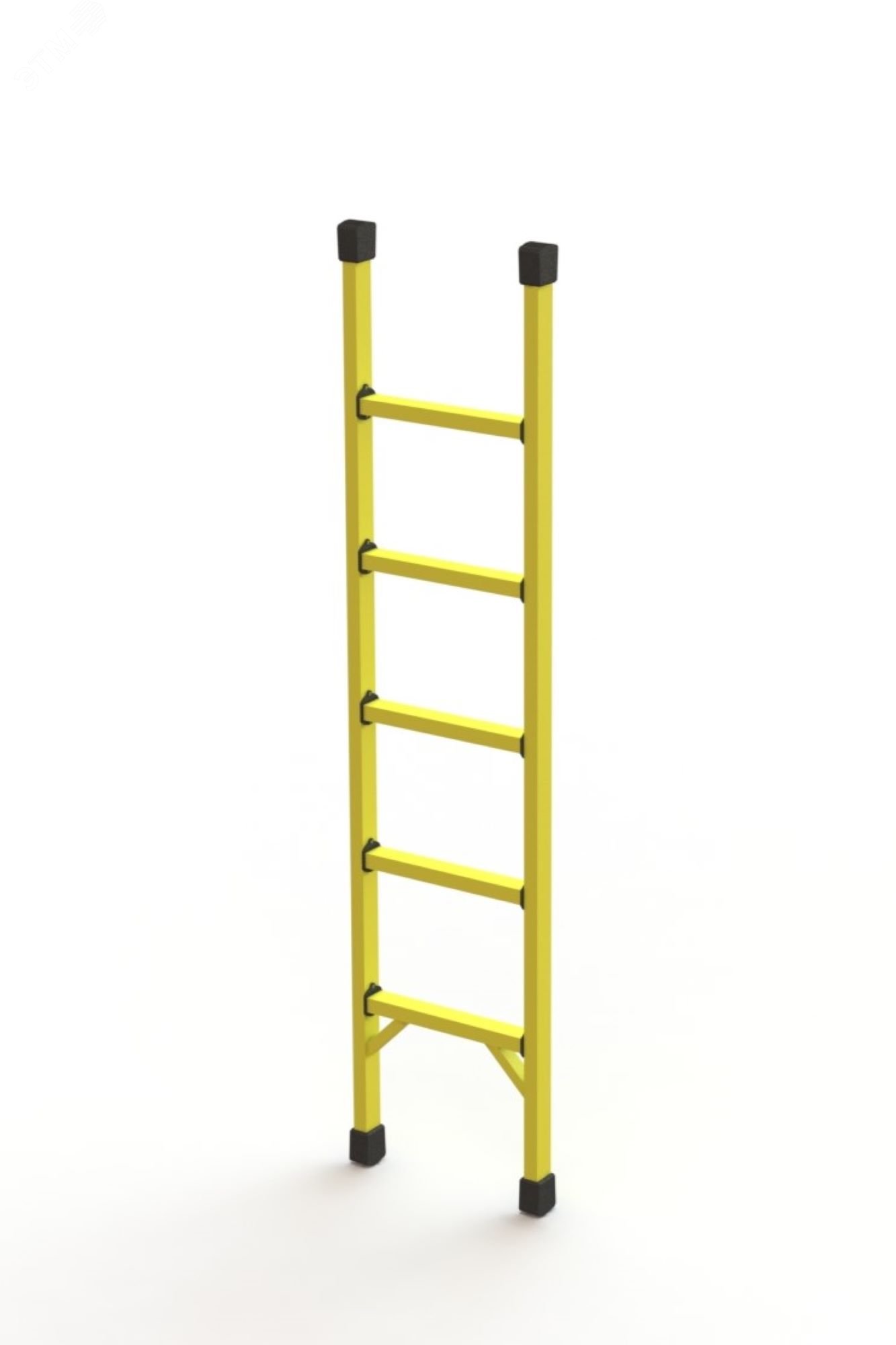 Изображение товара Лестница диэлектрическая стеклопластиковая приставная Телеком 5 ступеней 2,1 м