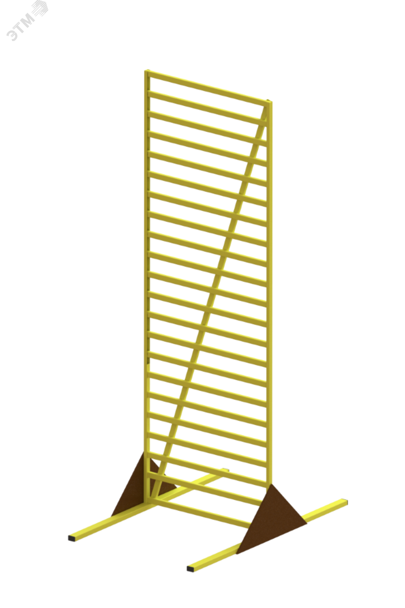 Изображение товара Диэлектрический стеклопластиковый щит ЛУЧ 2,2х0,75 м переносной