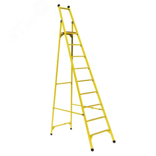 Изображение товара Стремянка диэлектрическая стеклопластиковая с симметричной опорой (шт)