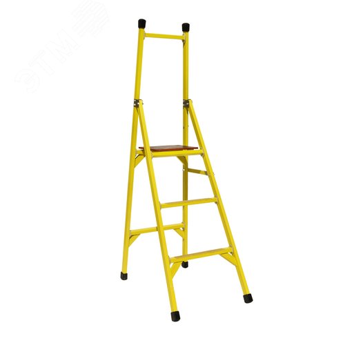 Изображение товара Стремянка диэлектрическая стеклопластиковая с вертикальной опорой (шт)