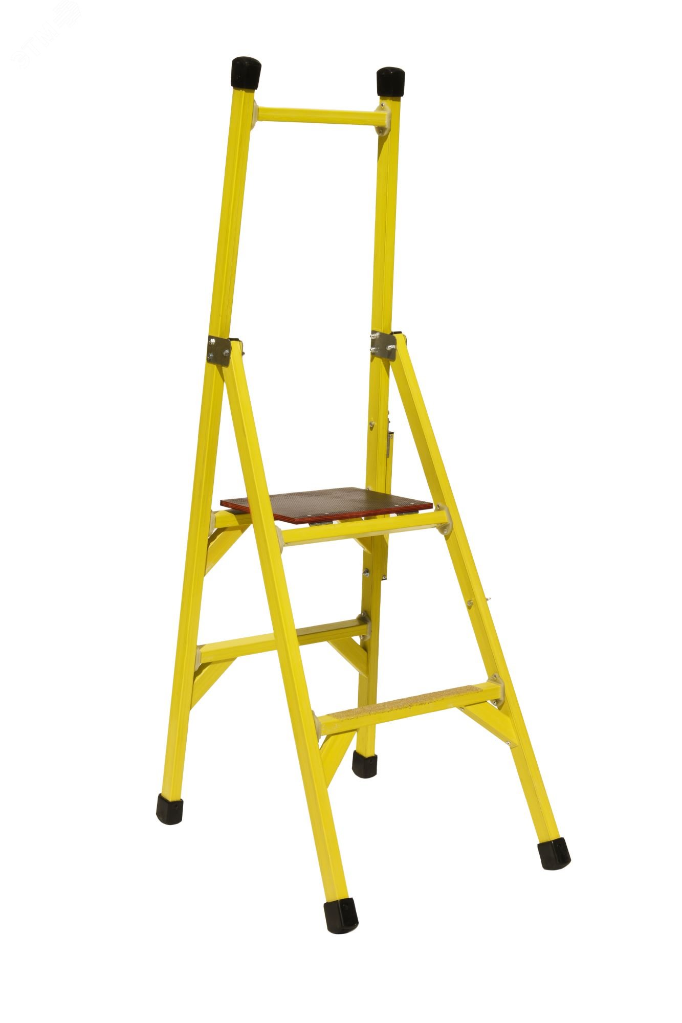 Изображение товара Стремянка диэлектрическая стеклопластиковая с вертикальной опорой