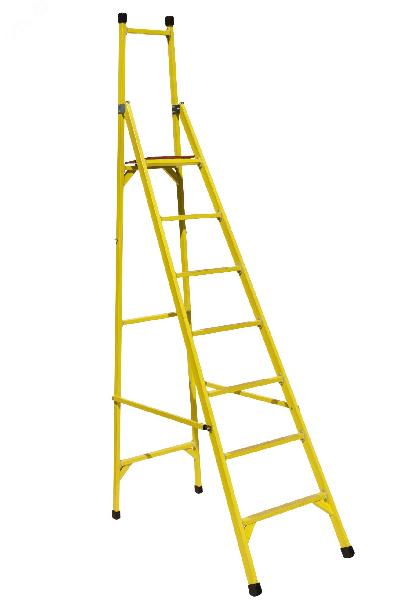 Изображение товара Стремянка диэлектрическая стеклопластиковая с вертикальной опорой (шт)