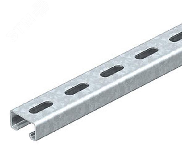 Изображение товара Монтажная рейка 3000x41x21 сталь оцинкованная Германия