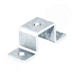 Изображение товара Соединительная пластина 150x45x40x5 горячий цинк для профильных реек 41x41 мм