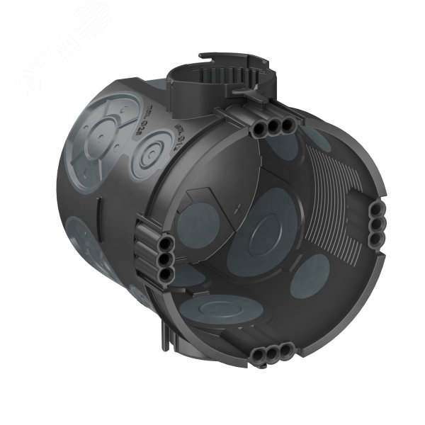 Изображение товара Коробка монтажная для твёрдых стен диам.60мм H 66мм с герметичными вводами