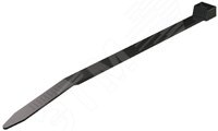 Изображение товара Кабельная стяжка чёрная УФ стойкая 7,6x300mm (шт)