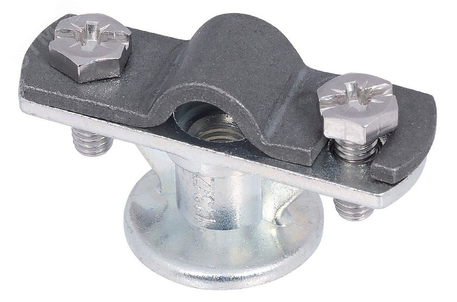 Изображение товара Держатель проволоки с фланцем M8 для монтажных работ, цинк, Россия