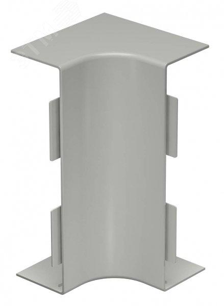 Крышка внутреннего угла кабельного канала WDK 60x230 мм (ПВХ, серый) WDK HI60230GR OBO Bettermann - превью 2