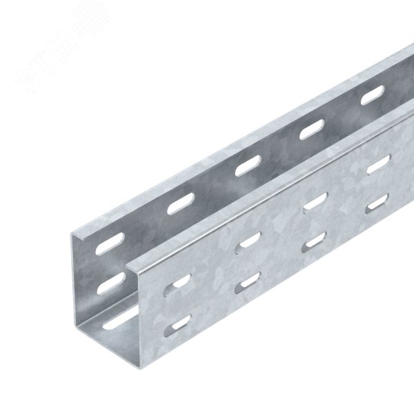 Изображение товара Кабельный листовой перфорированный лоток 60x50x3000 мм стальной с цинковым покрытием