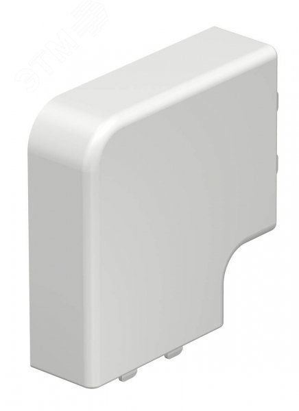 Крышка плоского угла кабельного канала WDK 20x50 мм (ПВХ, белый) WDK HF20050RW OBO Bettermann - превью 2