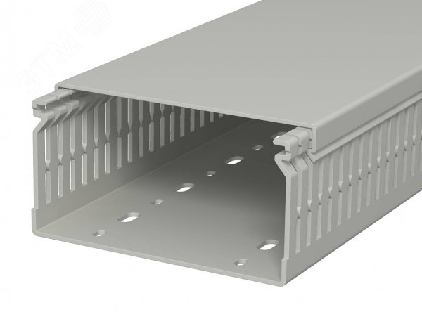 Изображение товара Распределительный кабельный канал LK4 N 60x120x2000 мм (ПВХ, серый) (м)