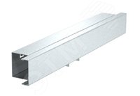 Изображение товара Секция Т-образная с крышкой для кабельного канала LKM 40x40 мм сталь белый (шт)