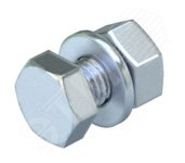 Изображение товара Комплект Болт+Шайба+Гайка M12x30 из стали немецкого производства