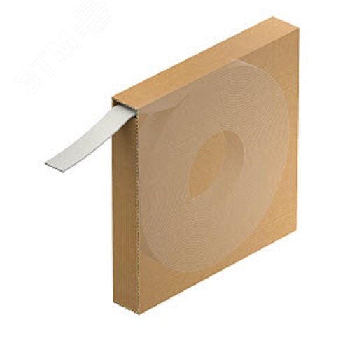 Изображение товара Монтажная лента из нержавеющей стали А4 черная 1 м для кабелей