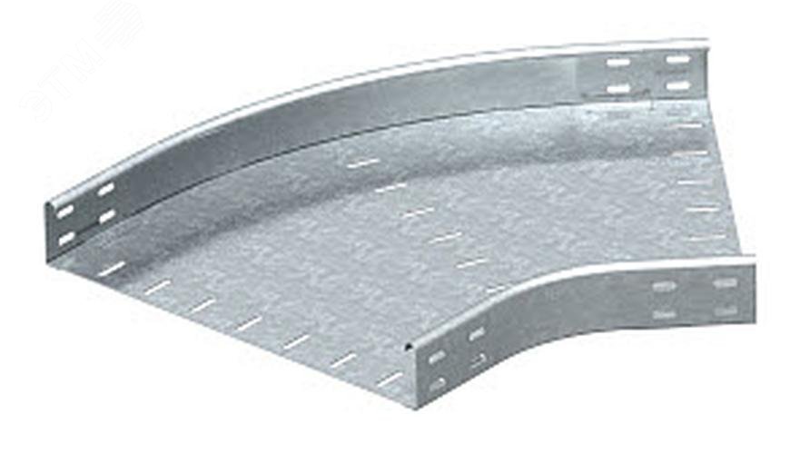 Изображение товара Угловая секция 45 градусов 60x500 горячий цинк для кабельных лотков